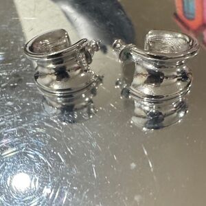 Silver Hoop Earrings